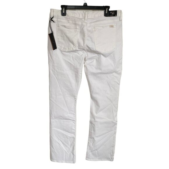 Jen7 by 7 for all mankind women's white long slim bootcut denim jeans size 14 - Picture 10 of 13